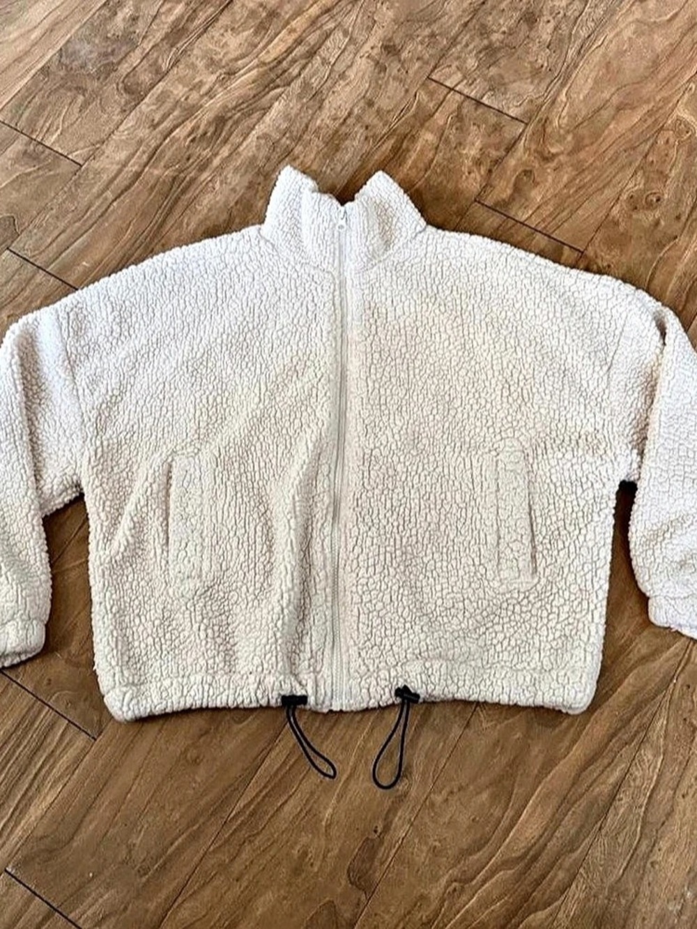 Cream Teddy Jacket Like New